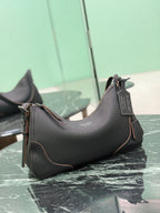 Prada Aimee large leather shoulder bag