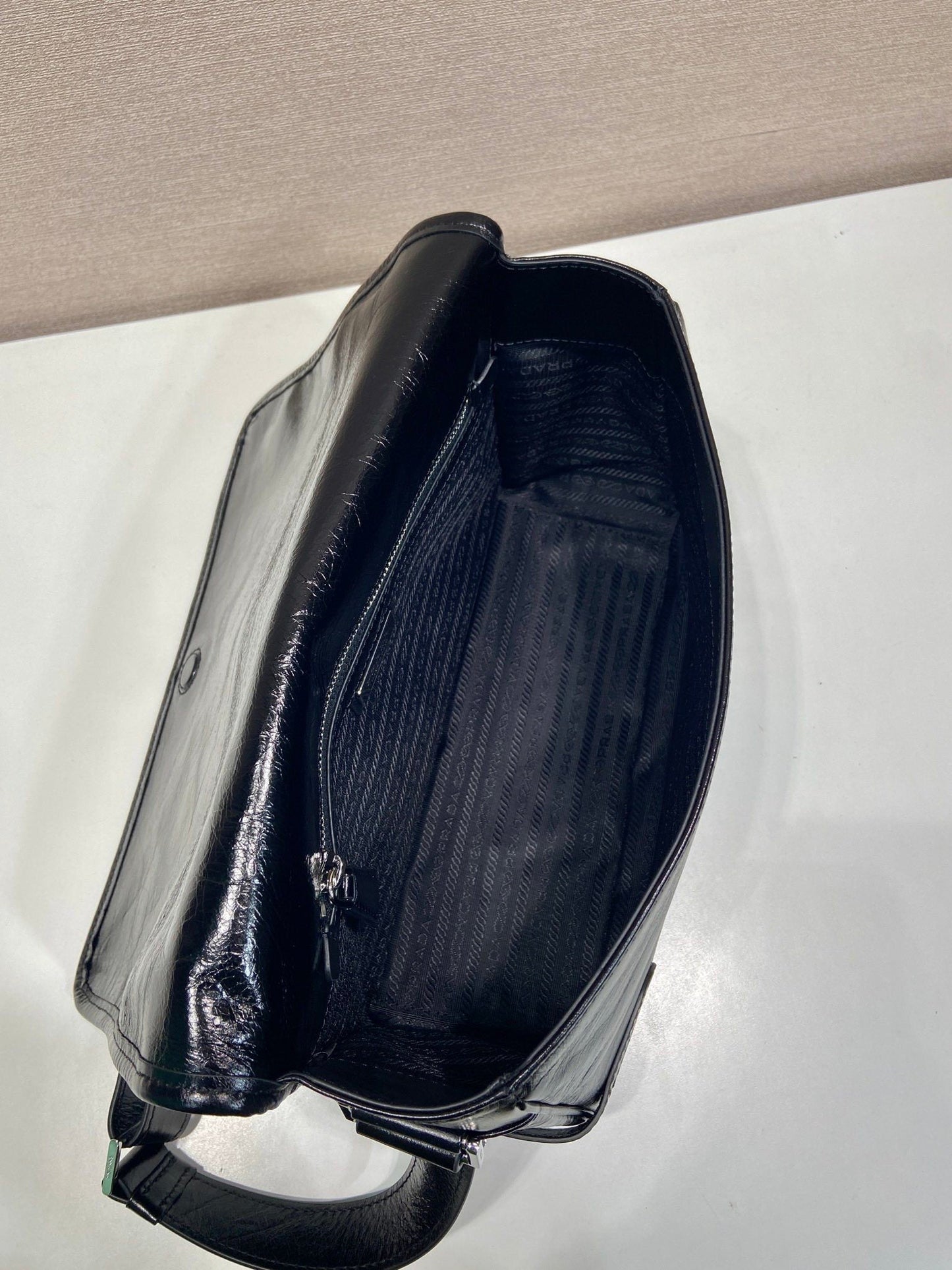 Prada leather shoulder bag