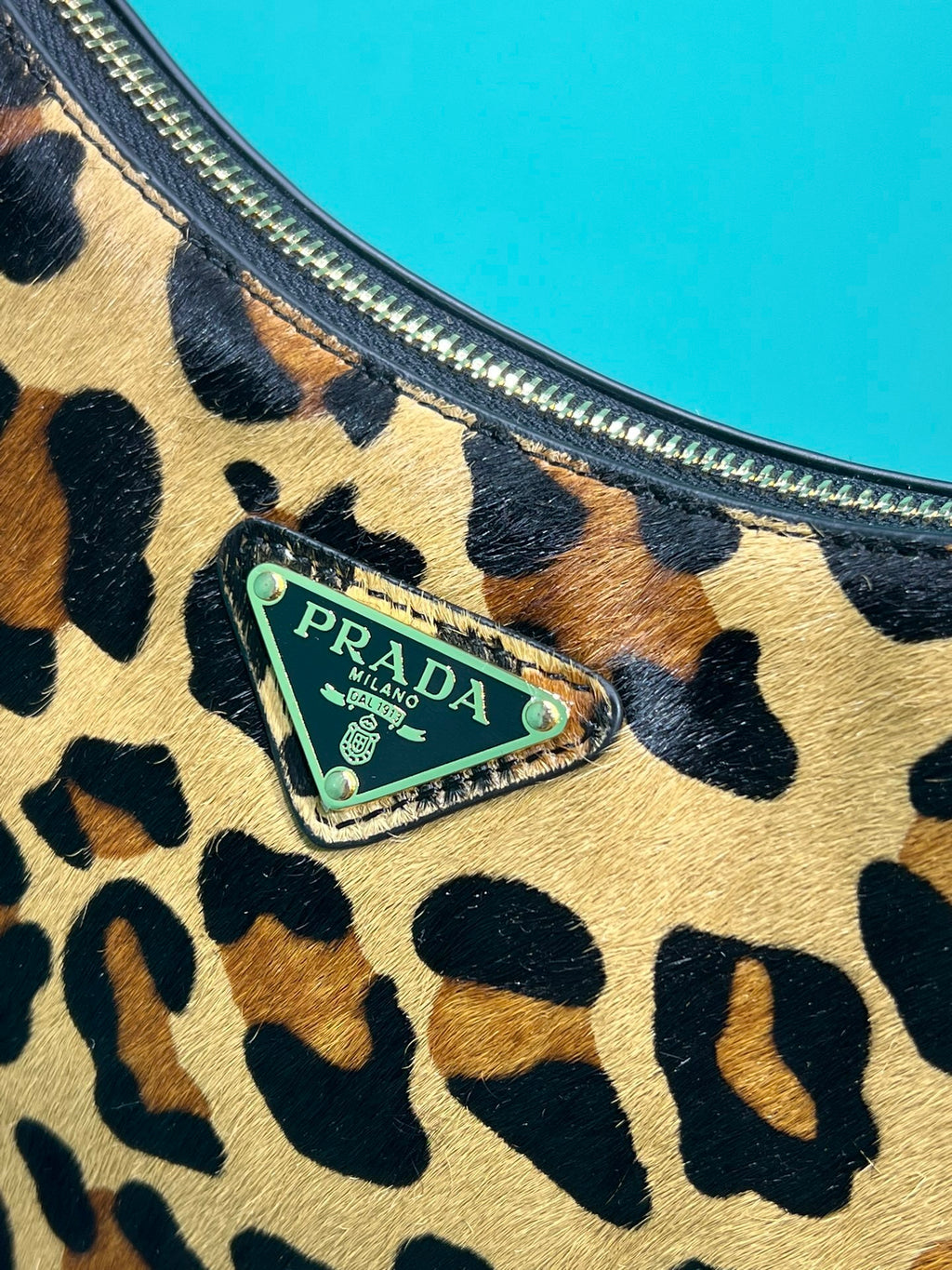 Prada Arque printed leather mini shoulder bag