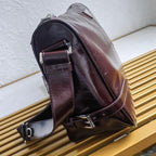 Prada leather shoulder bag