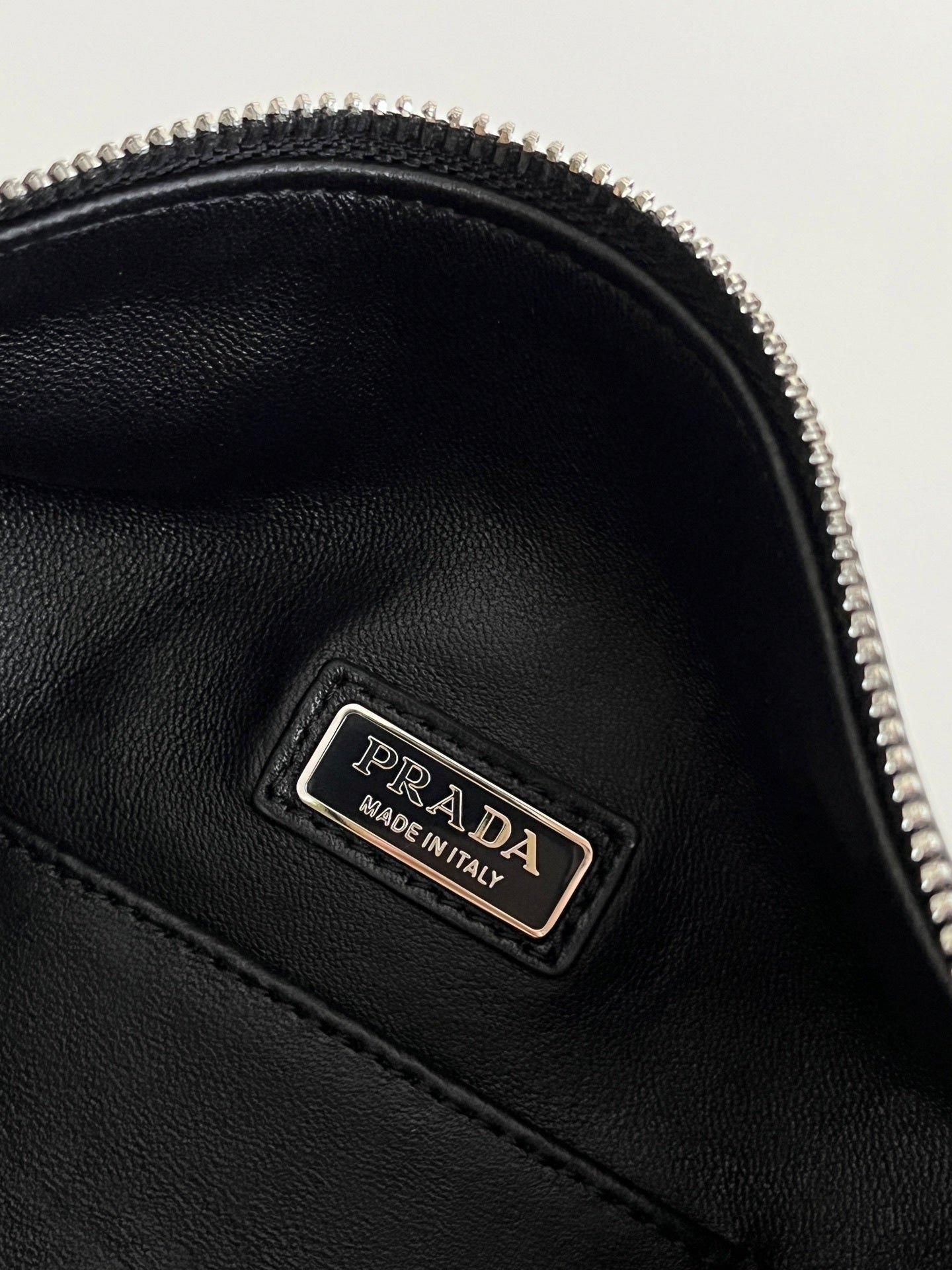 Prada leather shoulder bag