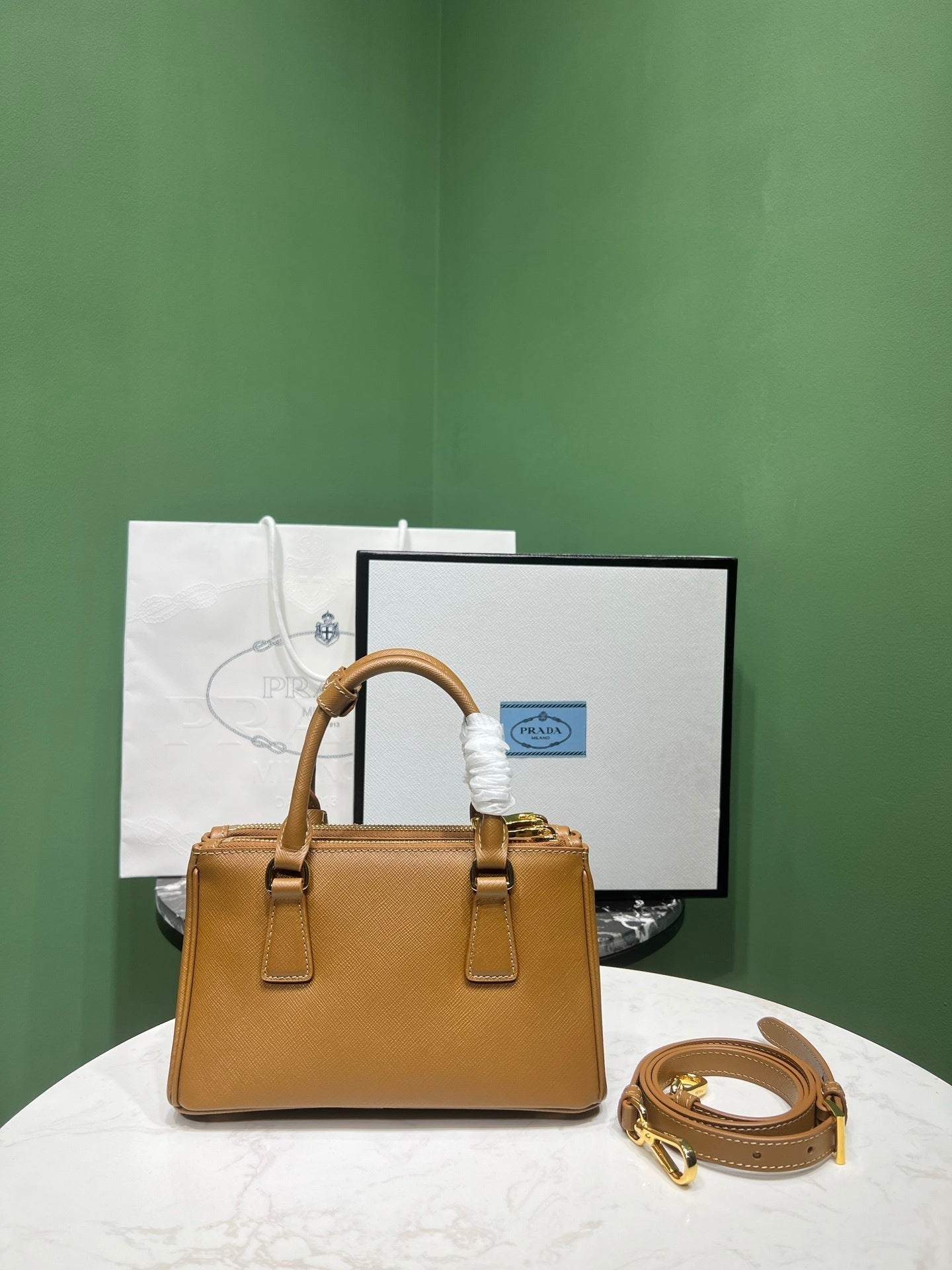 Prada Galleria mini Saffiano leather bag