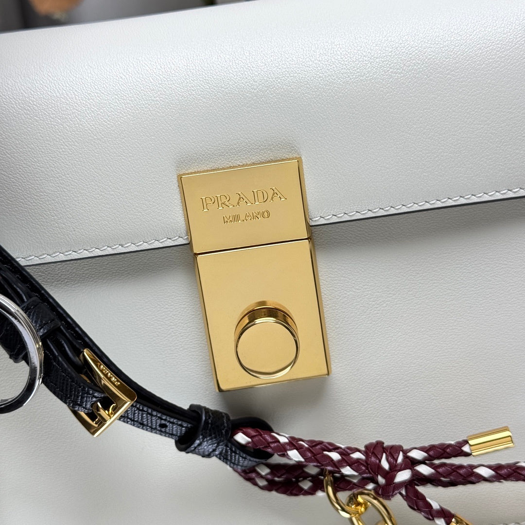 Prada Soft Sound small leather shoulder bag with charms