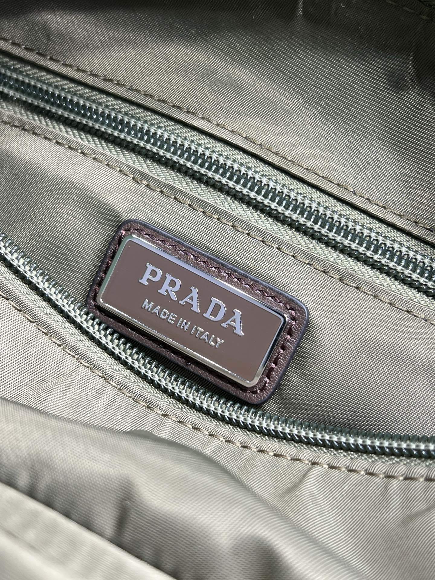 Prada Speedrock Re-Nylon and leather shoulder bag