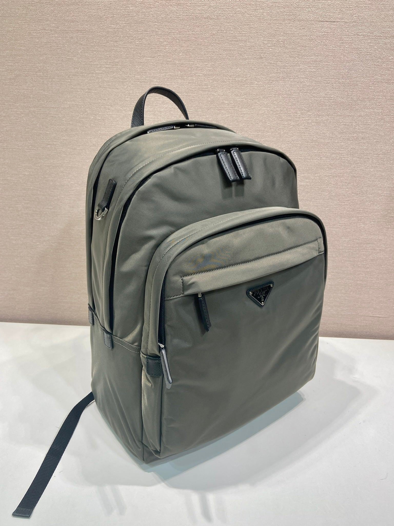 Prada Re-Nylon and Saffiano leather backpack