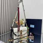 Prada Soft Sound small leather shoulder bag with charms