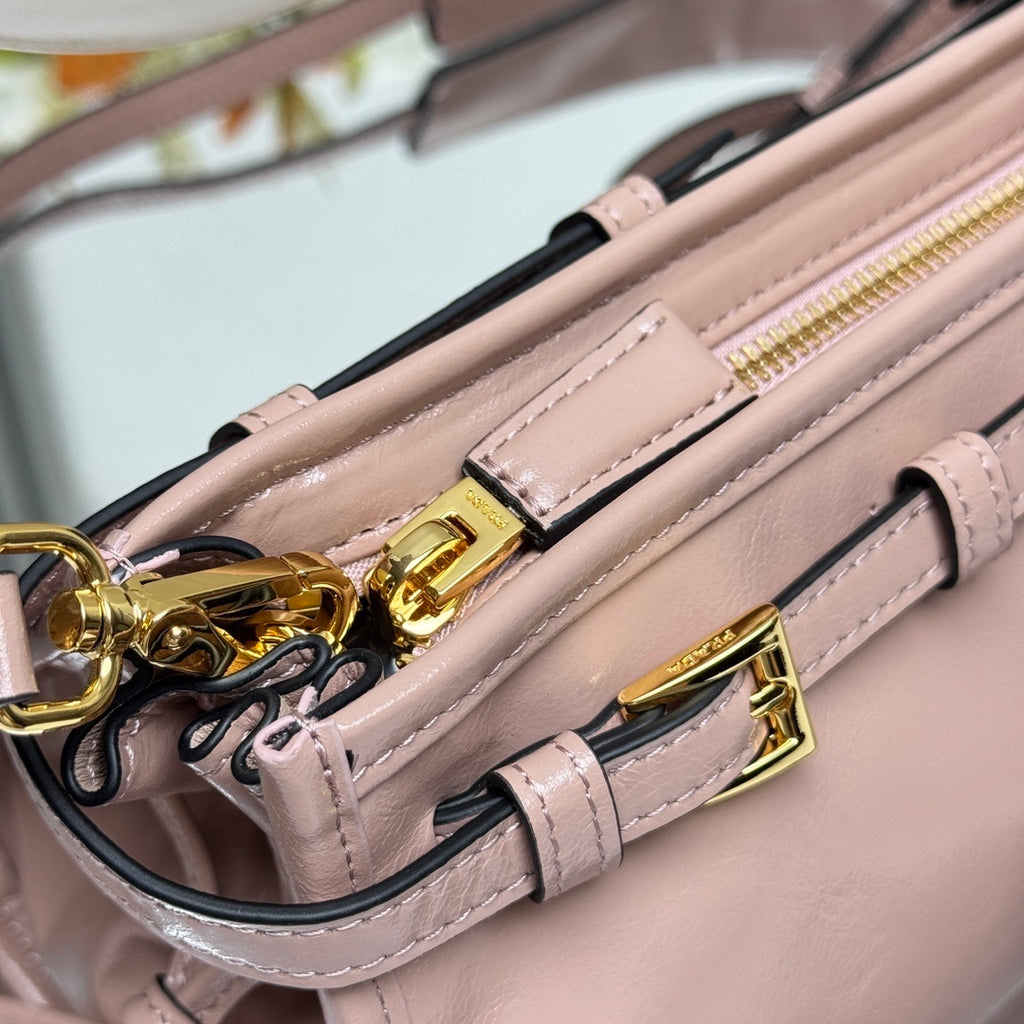 Prada Bonnie small leather shoulder bag