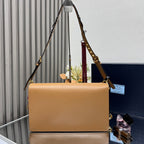 Prada Soft Sound large leather shoulder bag with charms