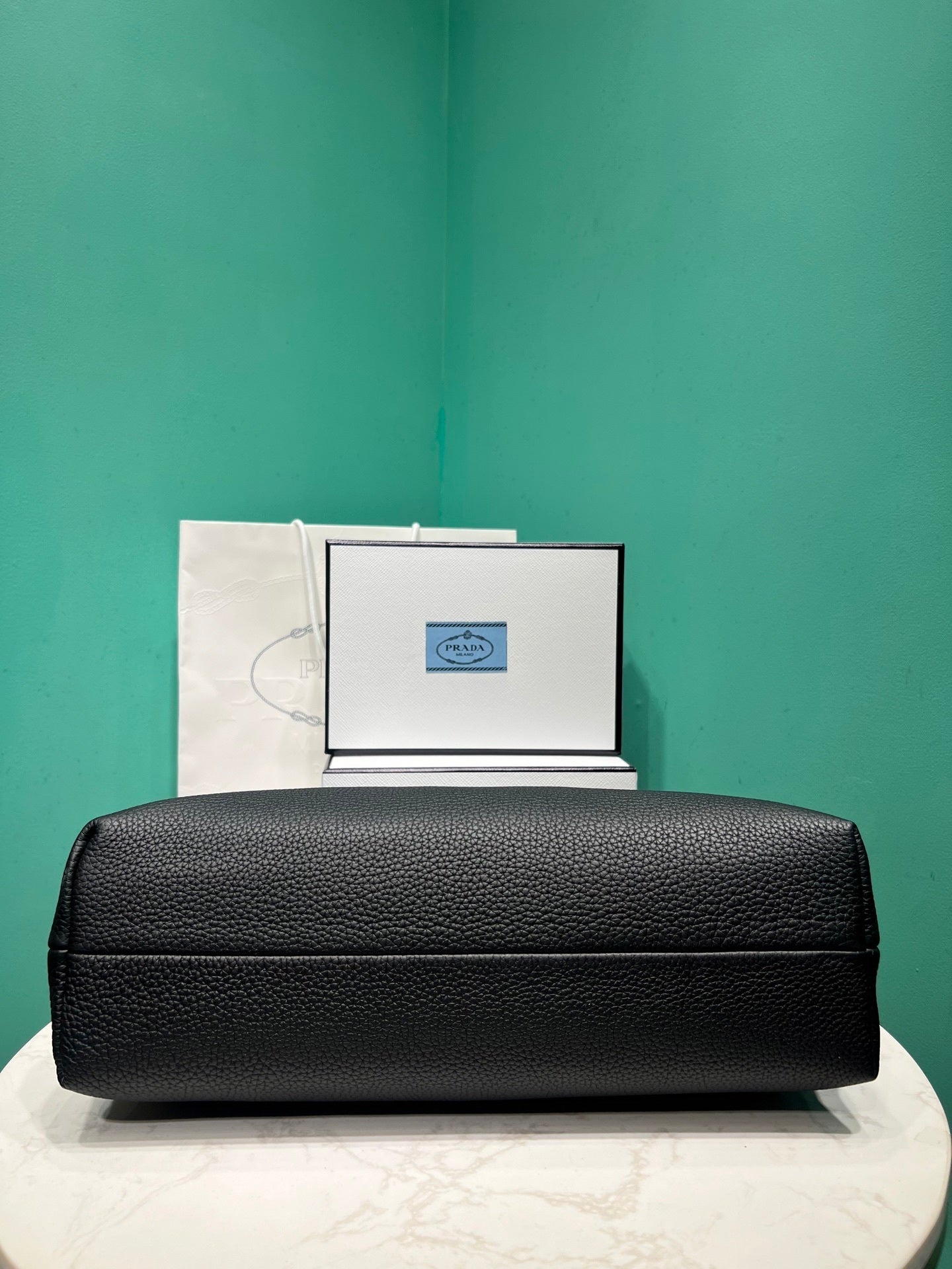Prada leather tote bag