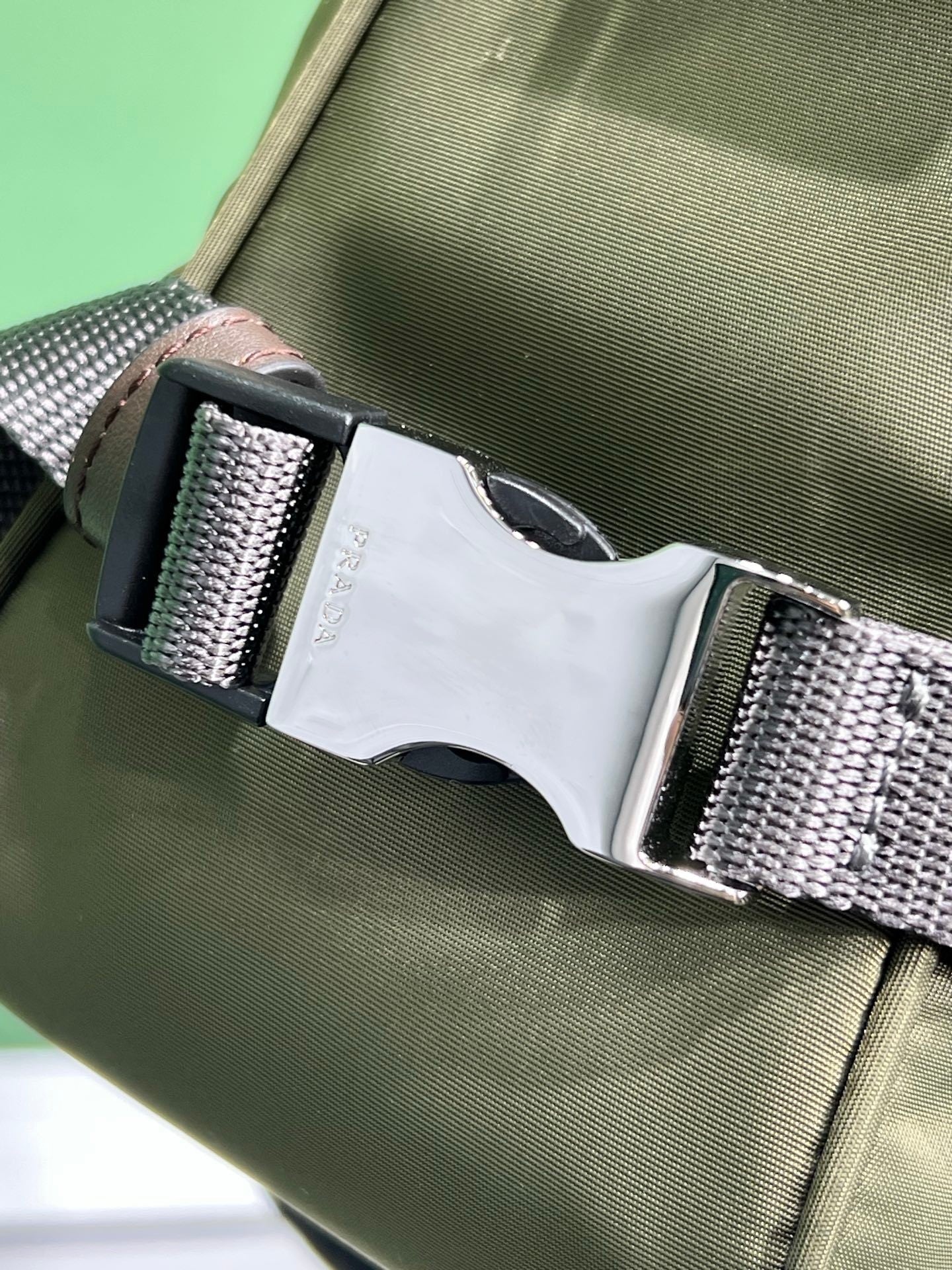 Prada Speedrock Re-Nylon and leather shoulder bag