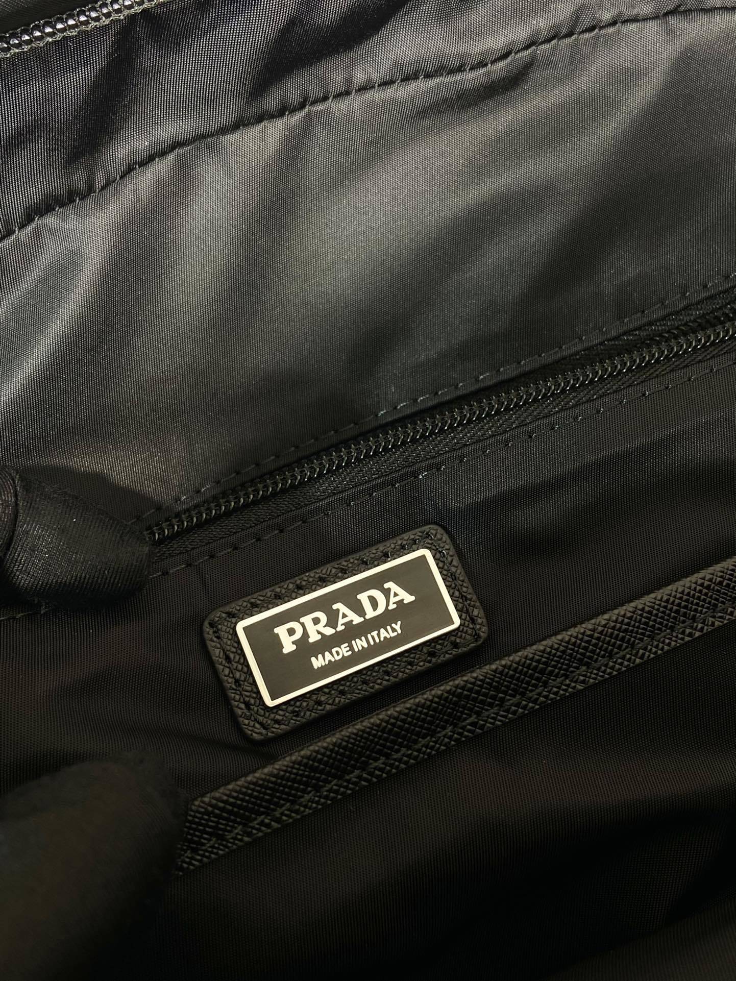 Prada Re-Nylon and Saffiano leather backpack
