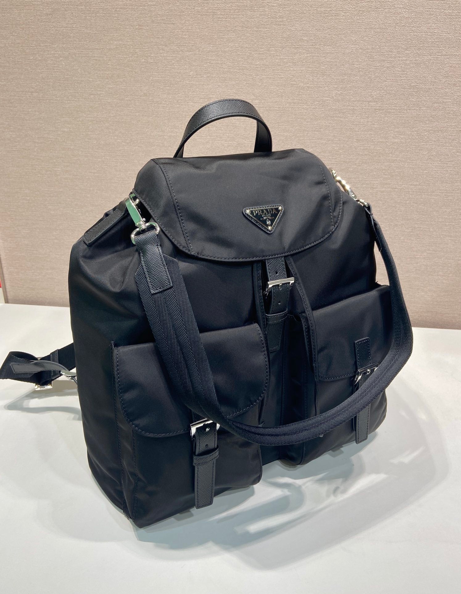 Re-Nylon backpack Large