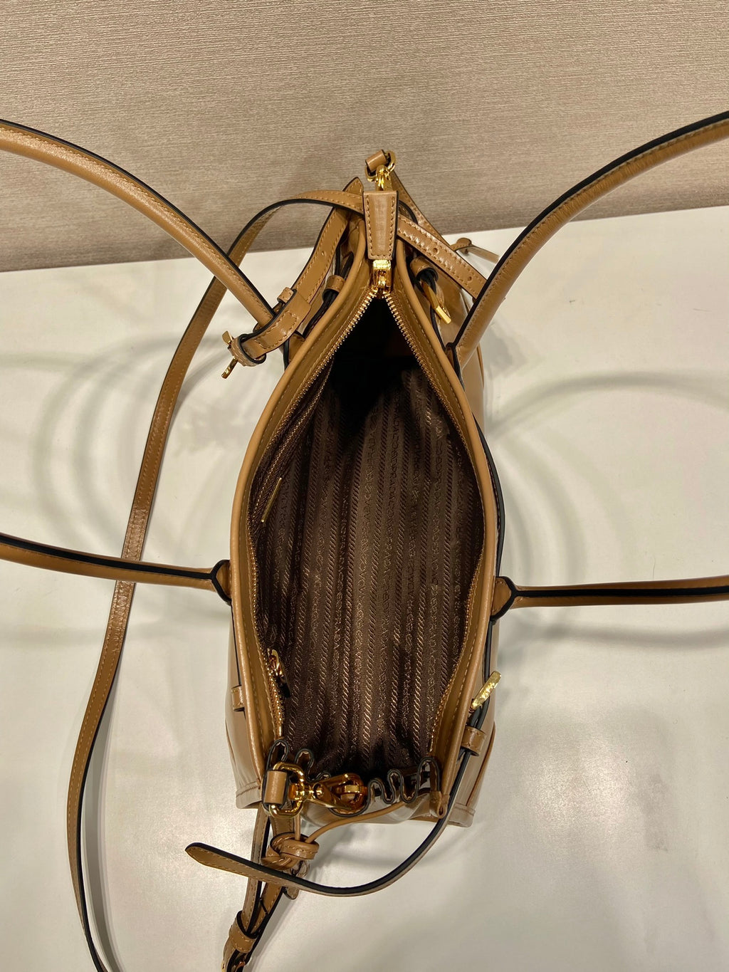 Prada Bonnie medium leather handbag