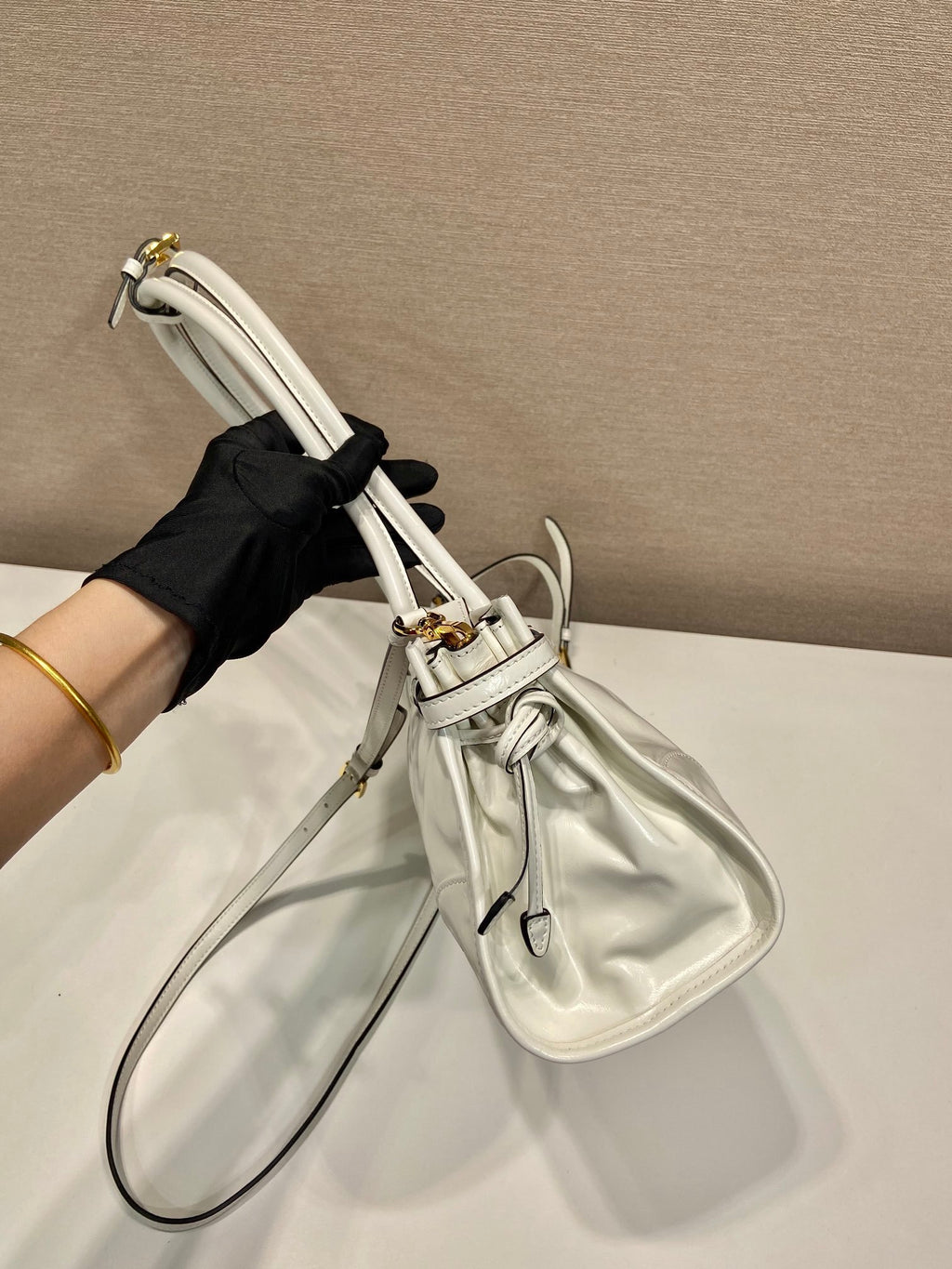 Prada Bonnie medium leather handbag