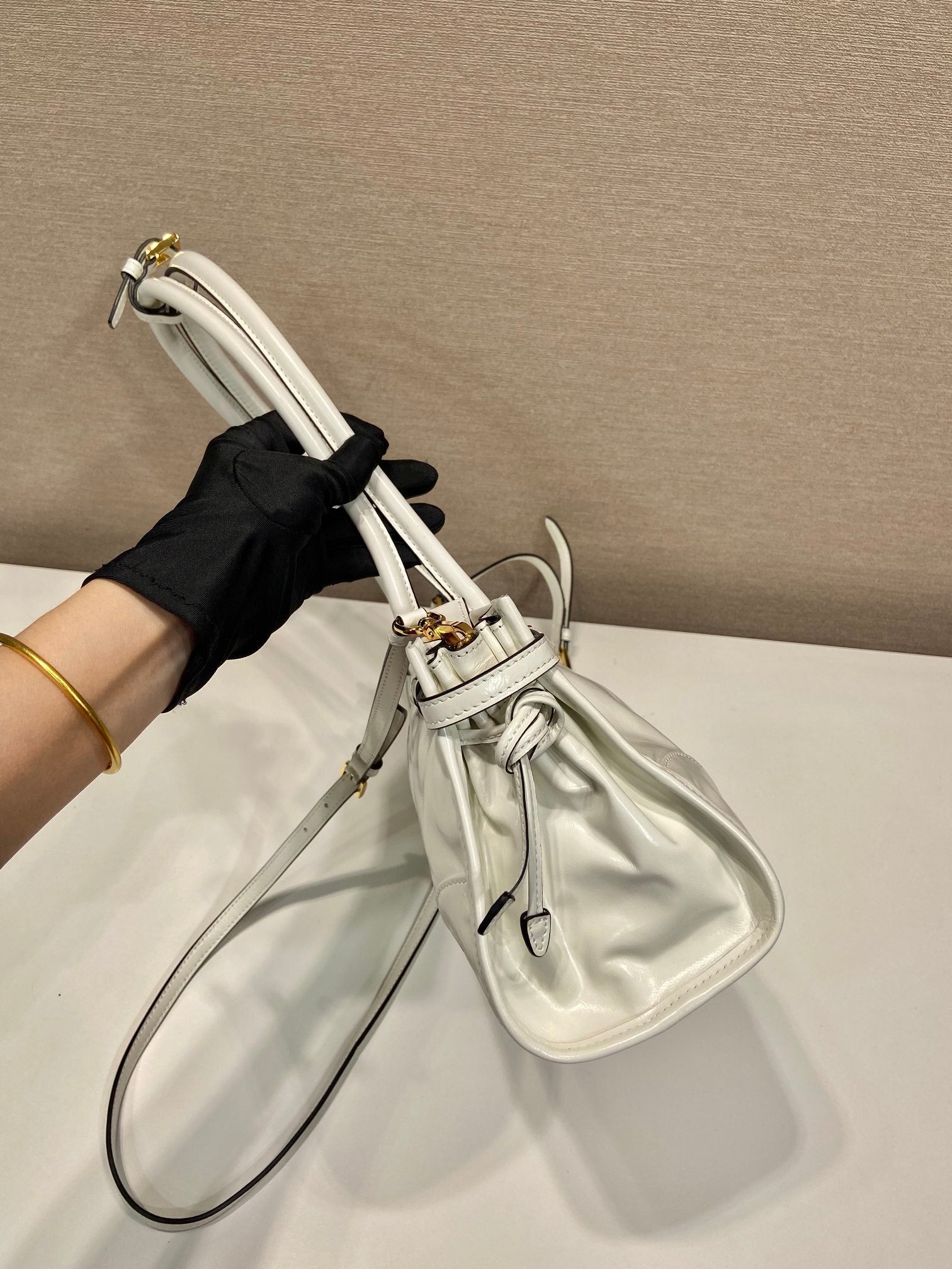 Prada Bonnie medium leather handbag