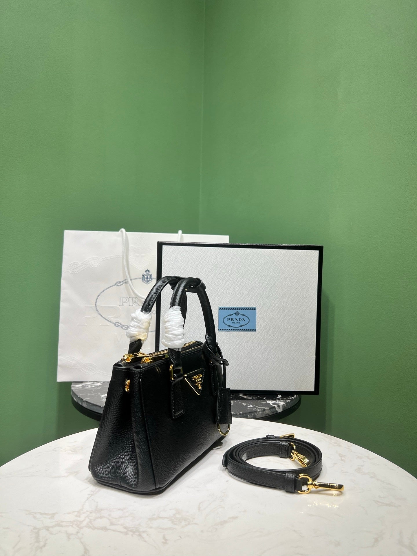 Prada Galleria mini Saffiano leather bag
