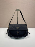 Prada Explore large Re-Nylon shoulder bag with flap