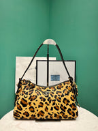 Prada Aimee medium printed leather shoulder bag