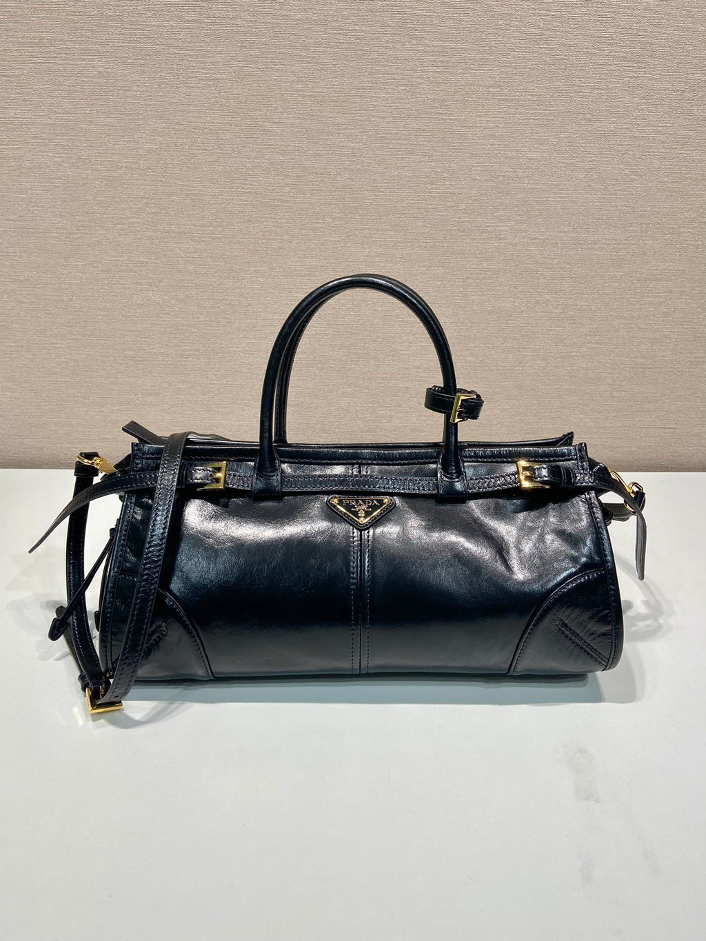 Prada Bonnie medium leather handbag