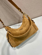 Prada Explore large suede bag
