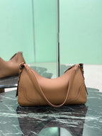 Prada Aimee large leather shoulder bag