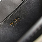 Prada Buckle small leather handbag with belt