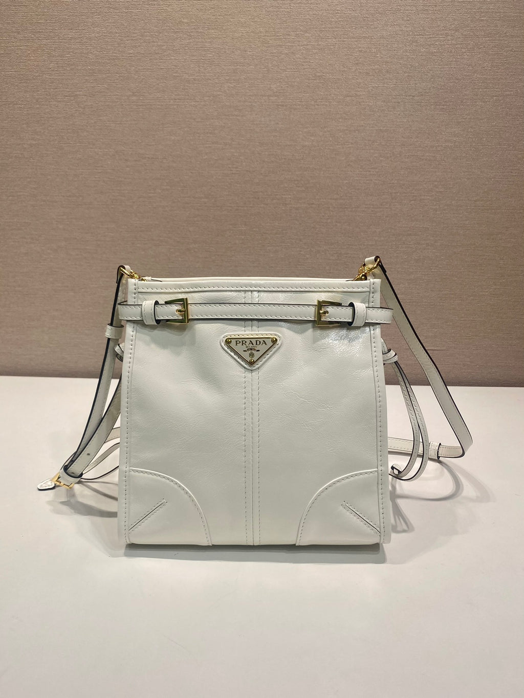 Prada Bonnie leather mini shoulder bag