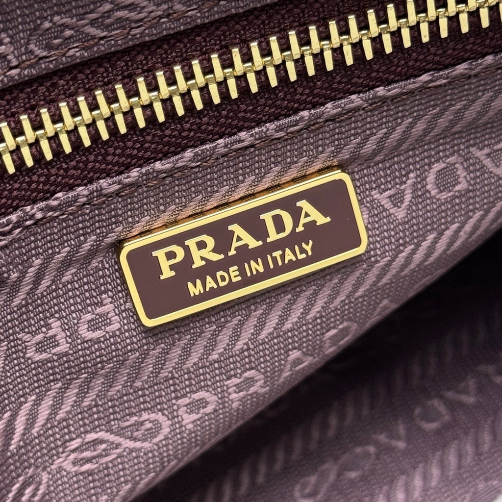 Prada Bonnie small suede shoulder bag
