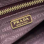 Prada Bonnie small suede shoulder bag