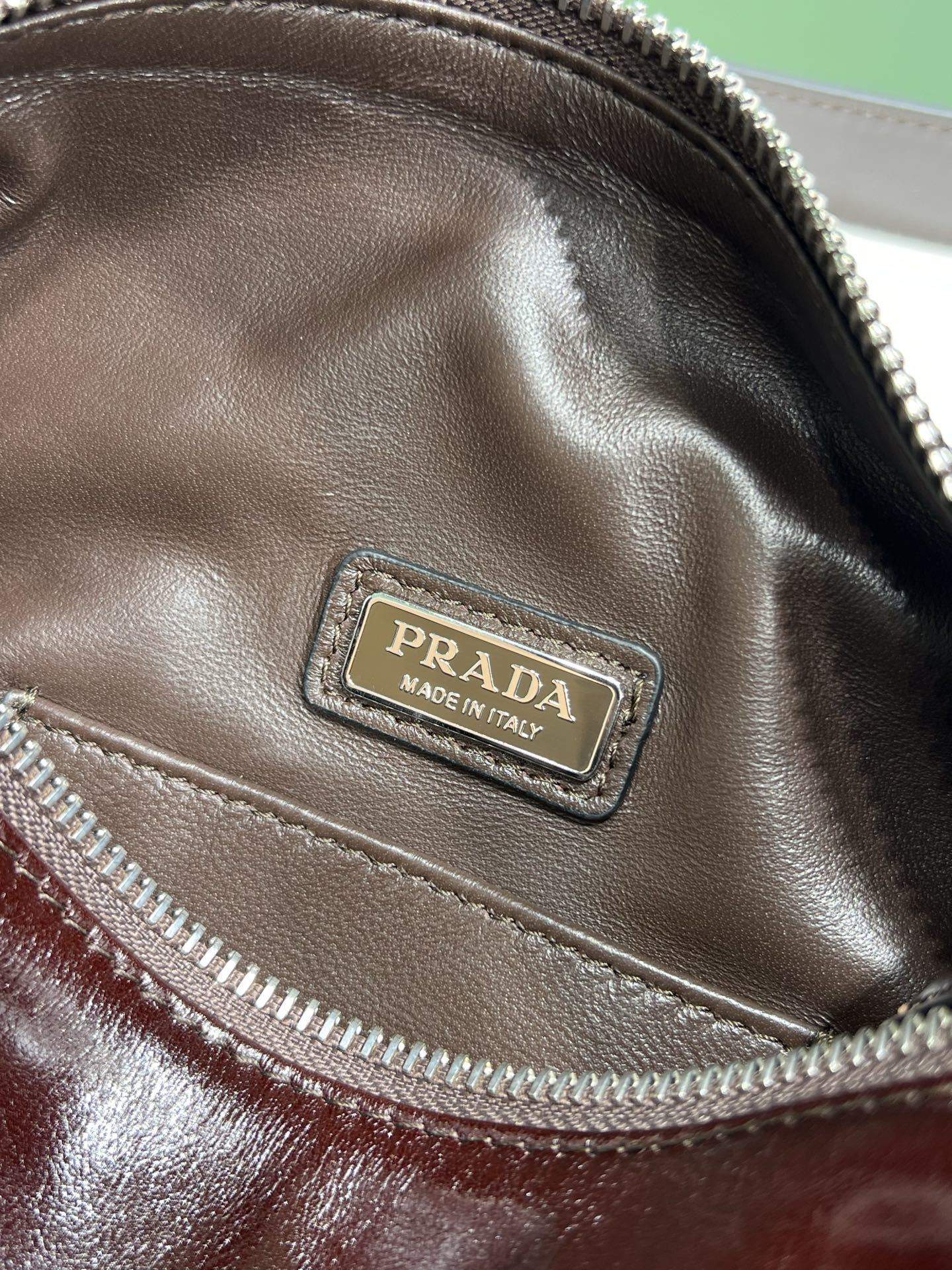 Prada leather shoulder bag