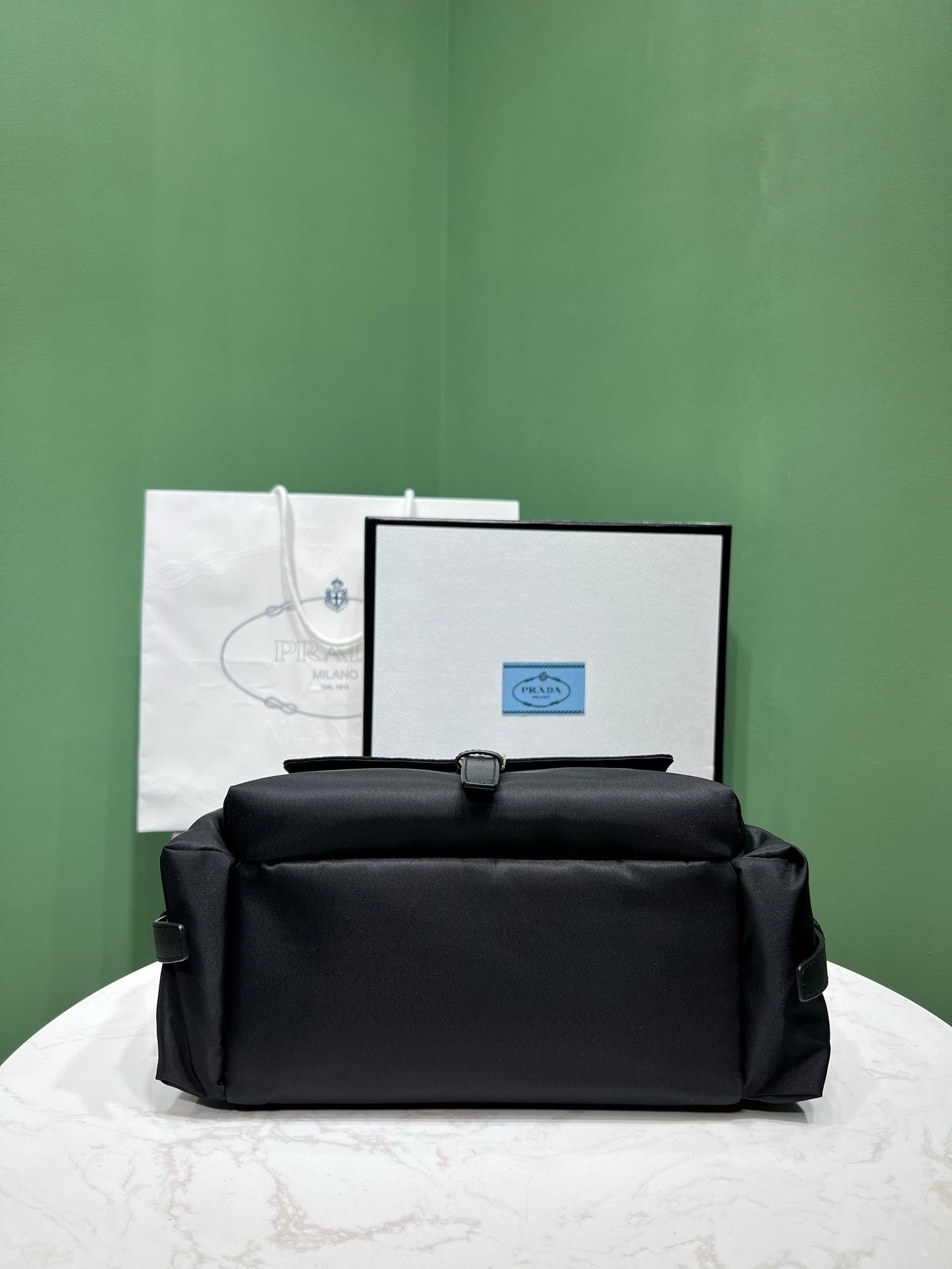 Prada Explore medium nappa leather tote bag