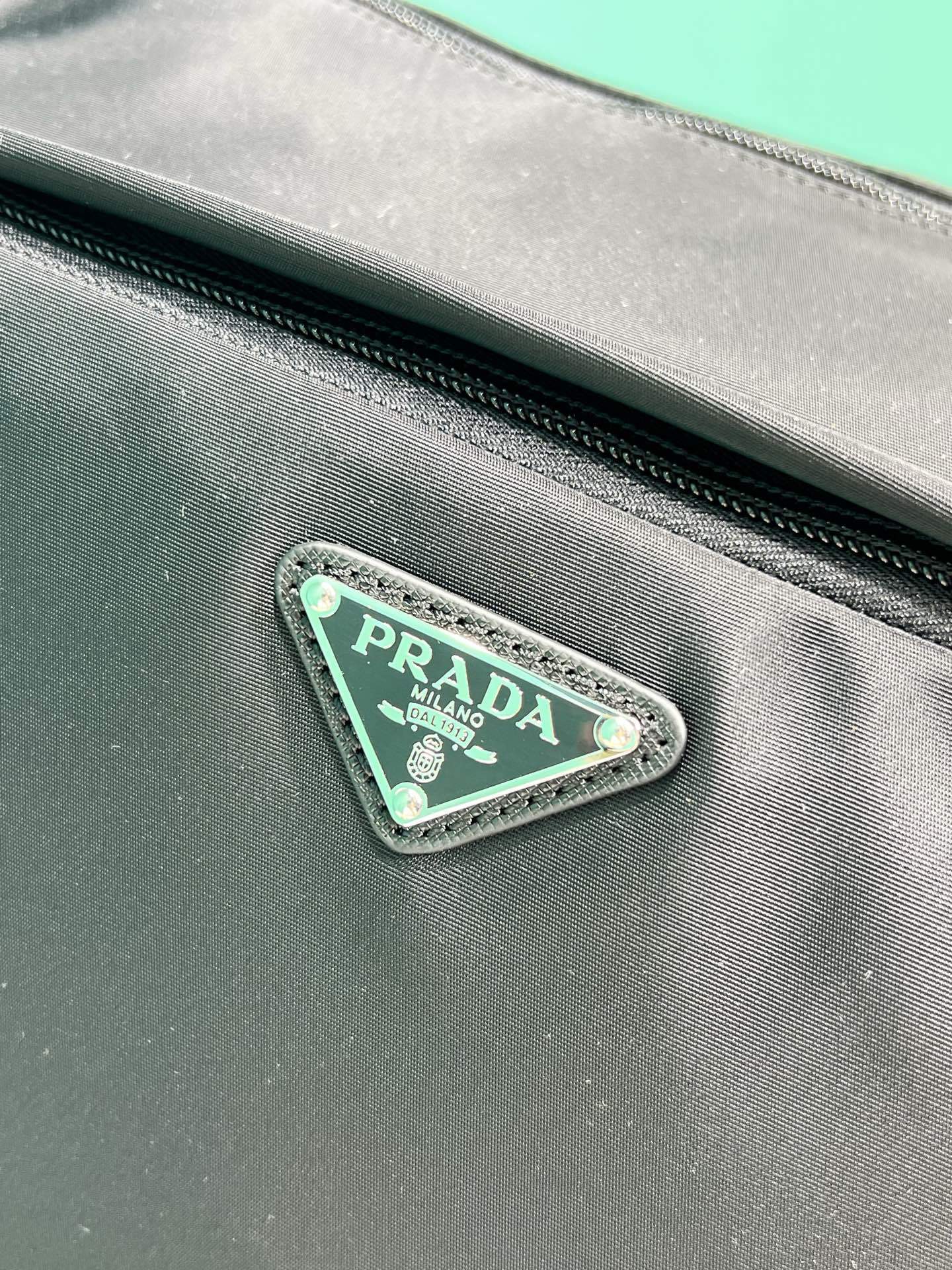 Prada large Re-Nylon and Saffiano leather shoulder bag