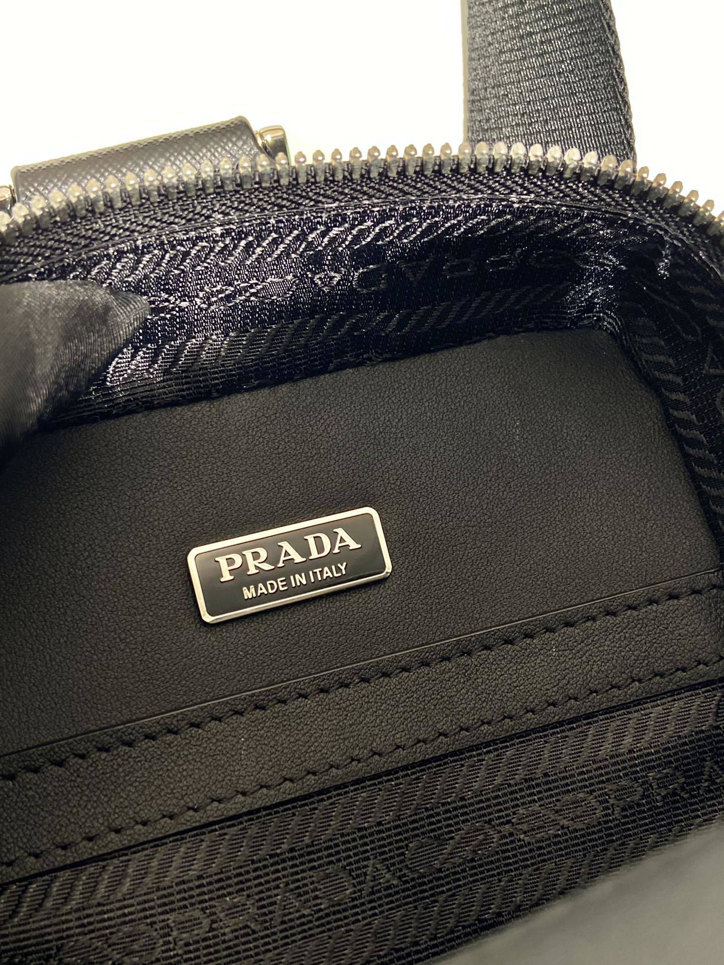 Prada Brique Saffiano leather bag