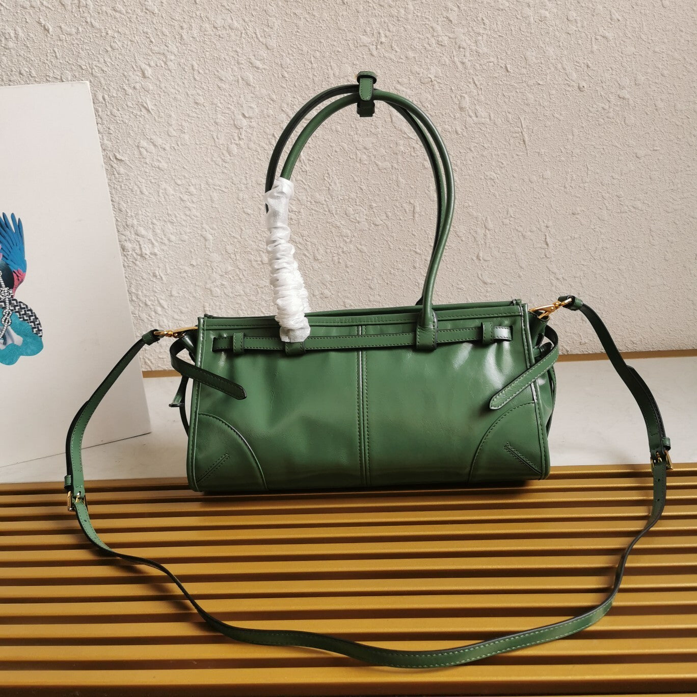 Prada Bonnie medium leather handbag