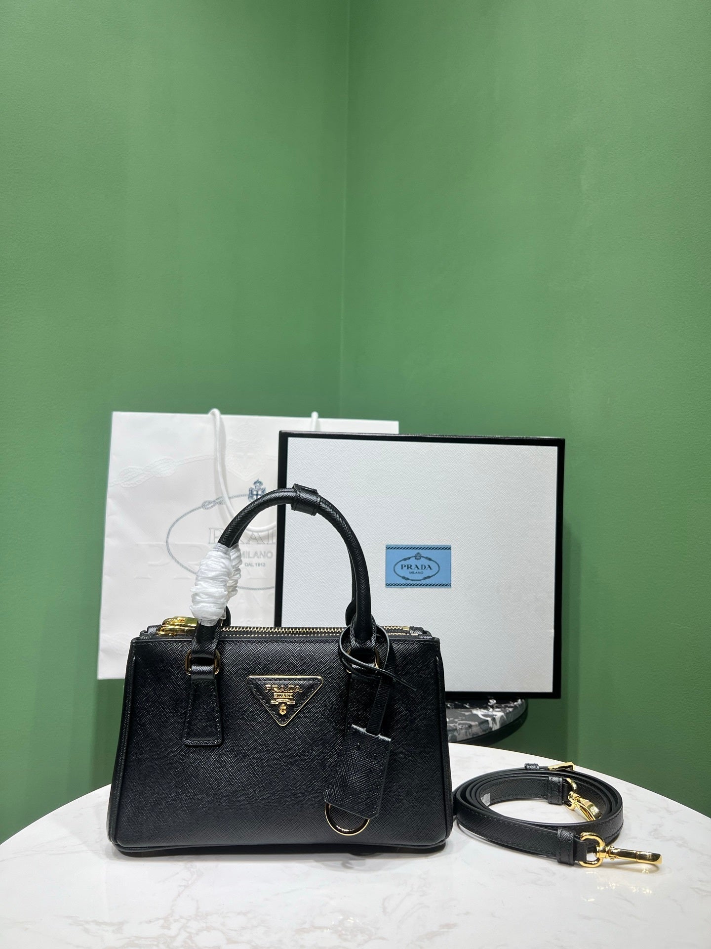Prada Galleria mini Saffiano leather bag