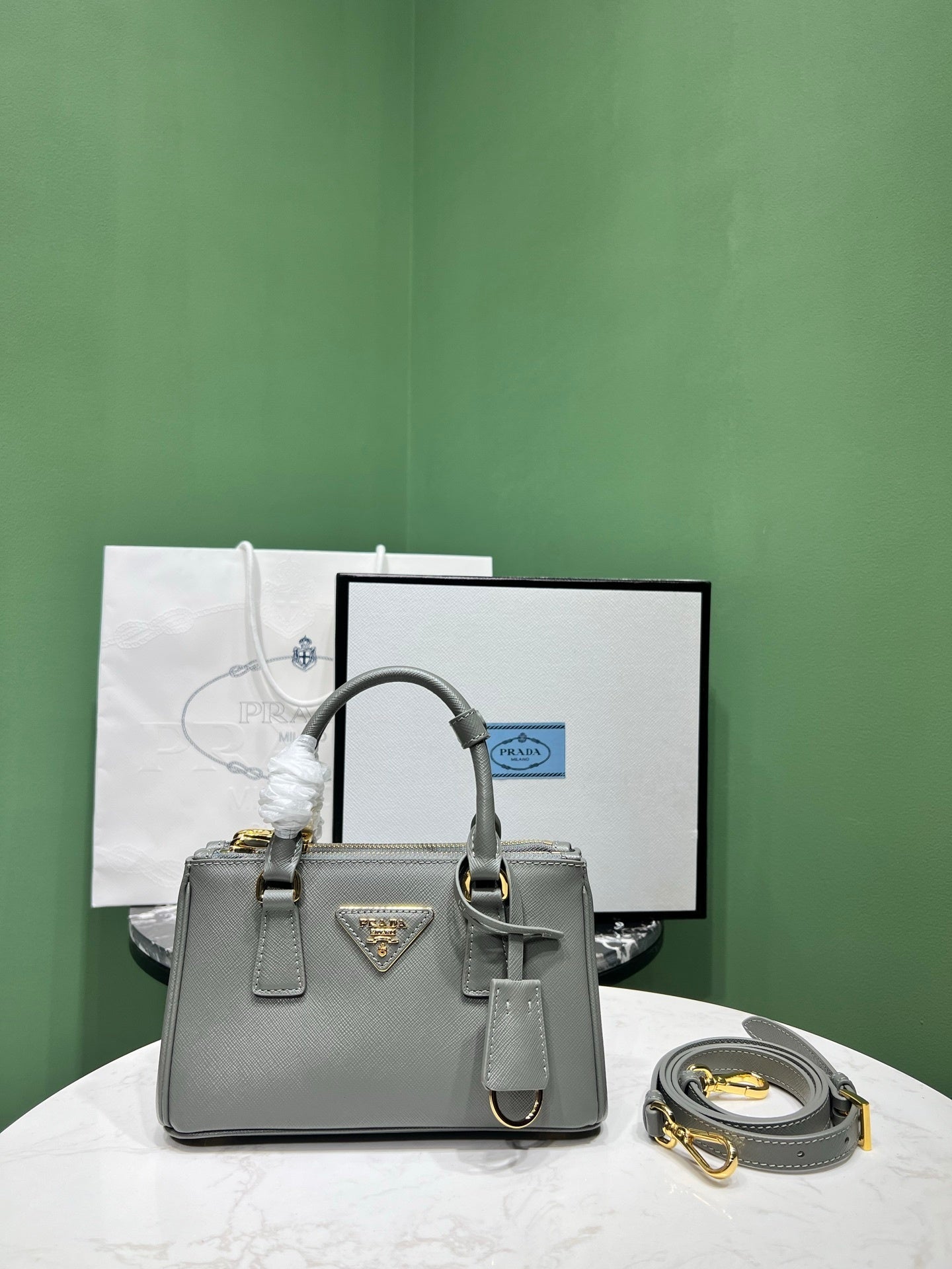 Prada Galleria mini Saffiano leather bag