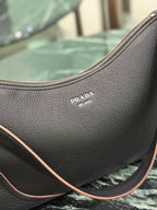 Prada Aimee large leather shoulder bag