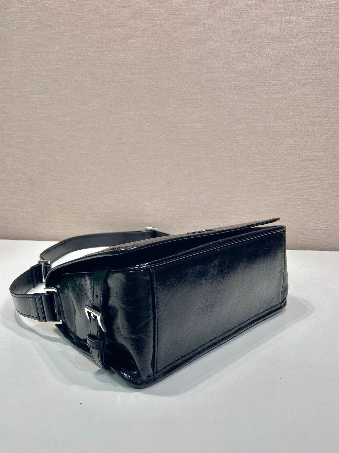 Prada leather shoulder bag