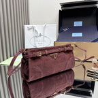 Prada Bonnie small suede shoulder bag