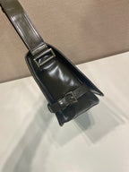 Prada Antiqued leather shoulder bag