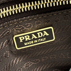 Prada Bonnie small suede shoulder bag