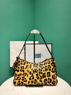 Prada Aimee medium printed leather shoulder bag