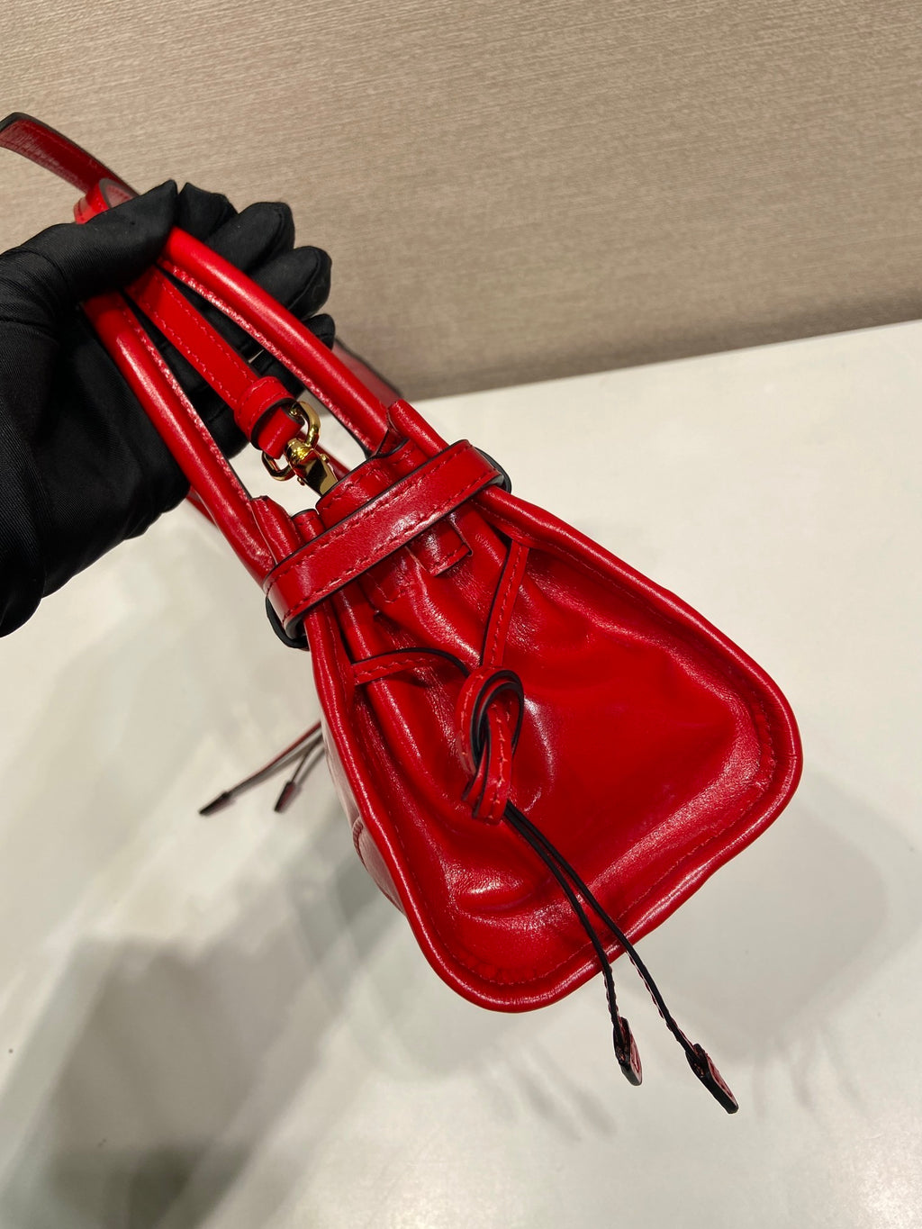 Prada Bonnie leather mini handbag