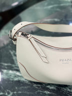 Prada Aimee large leather shoulder bag