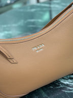 Prada Aimee large leather shoulder bag