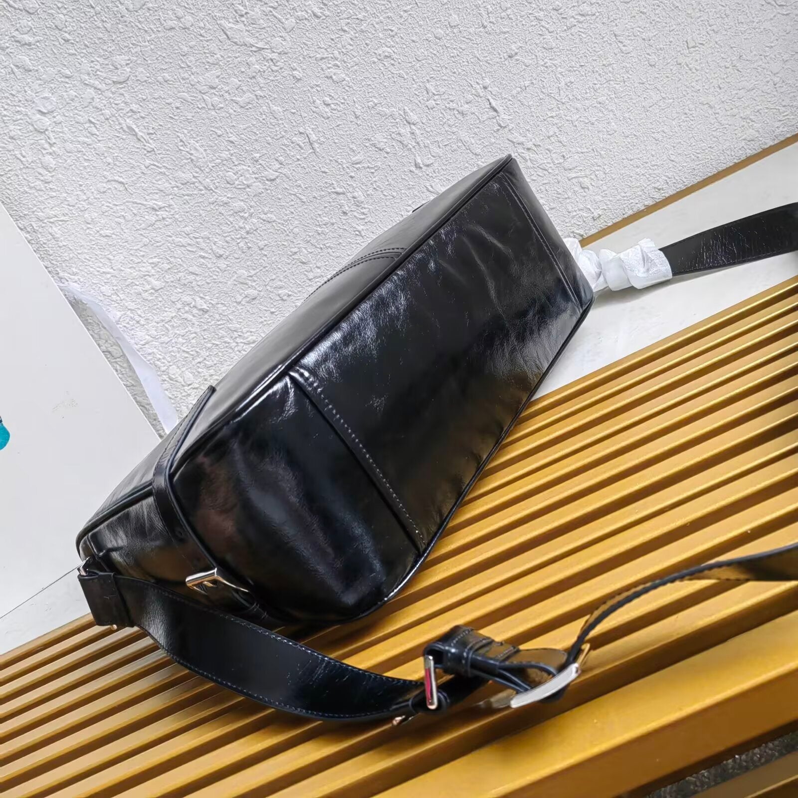 Prada leather shoulder bag