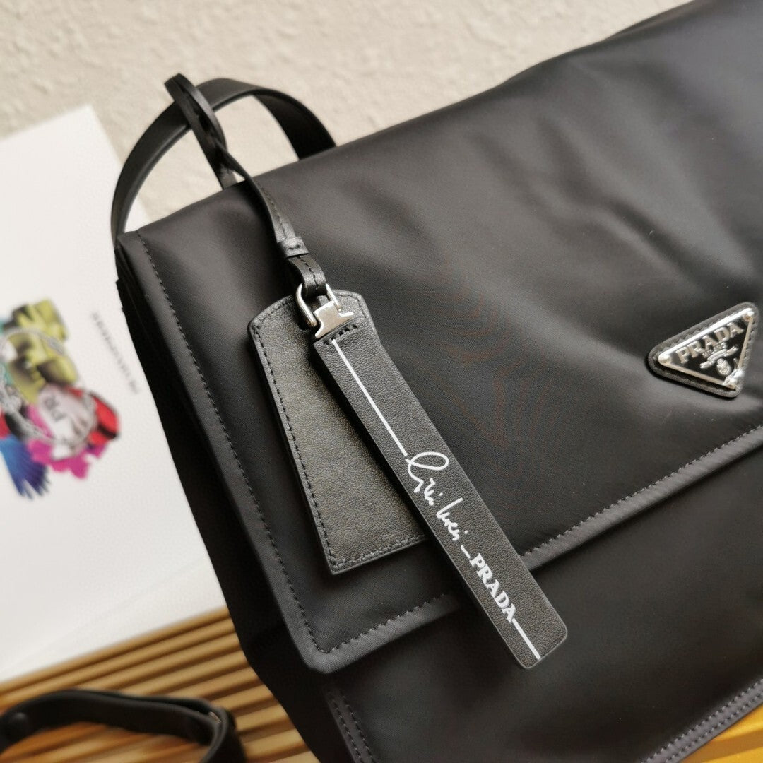 Prada Traveller large padded Re-Nylon shoulder bag