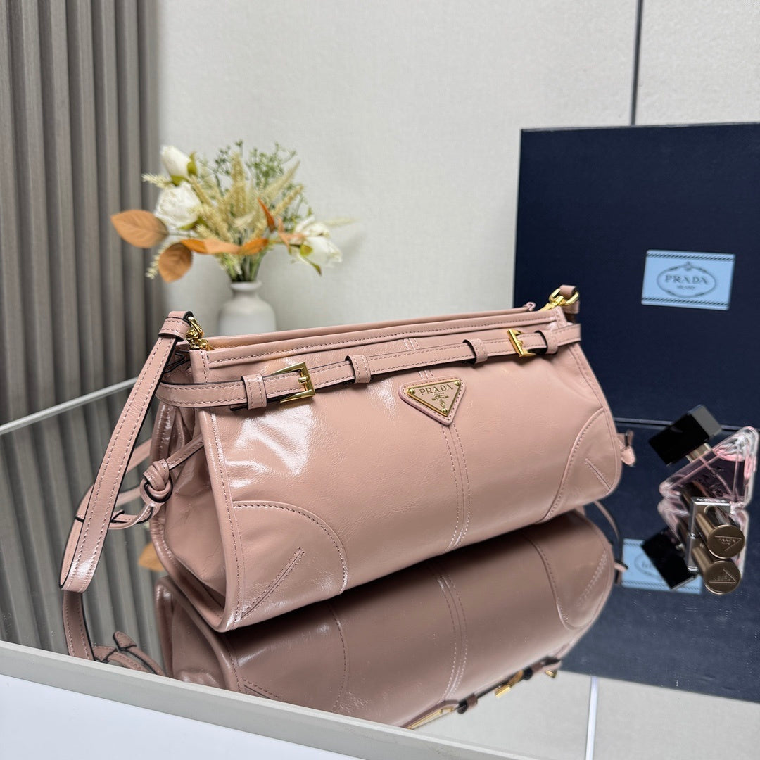 Prada Bonnie small leather shoulder bag