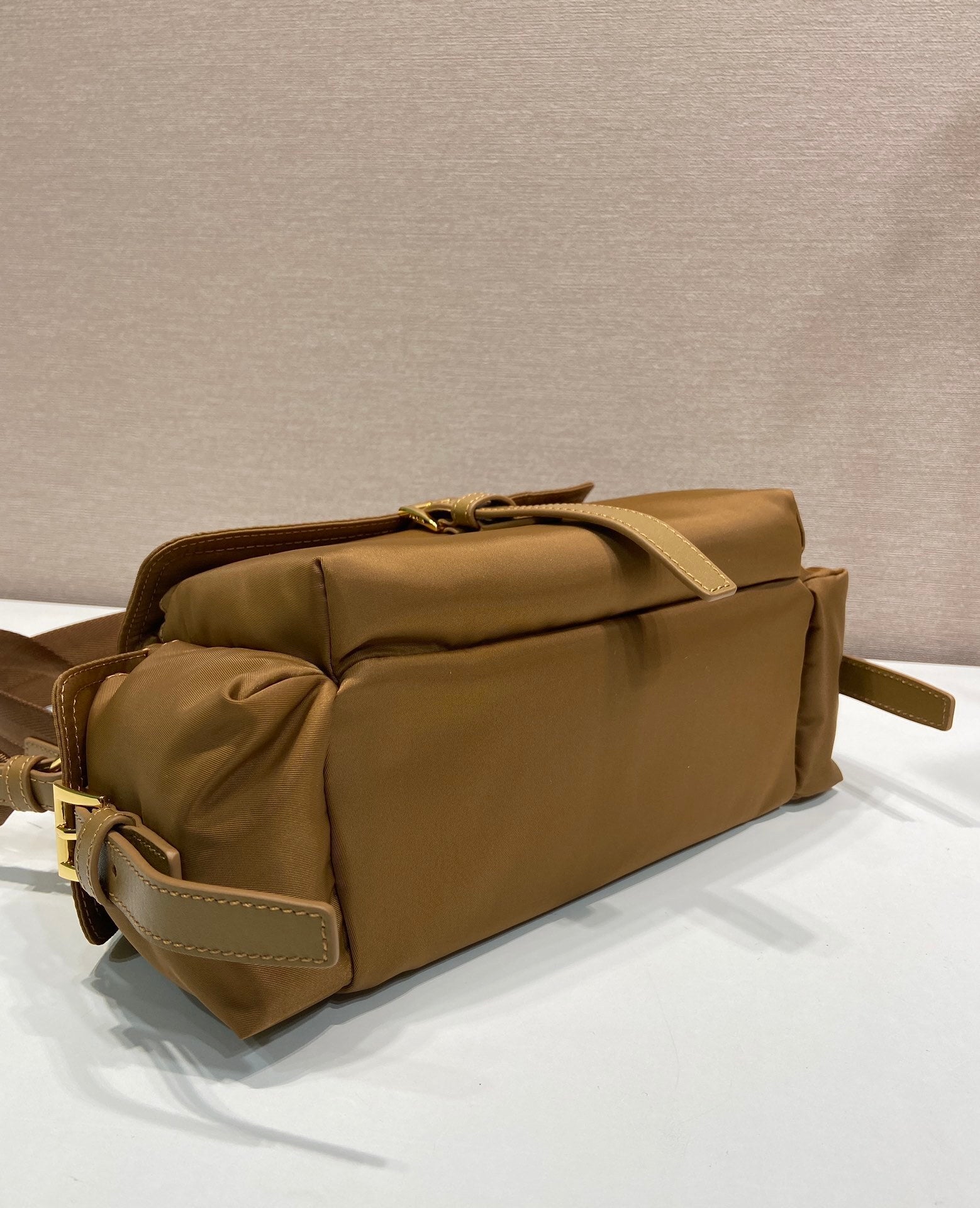 Prada Explore medium Re-Nylon shoulder bag with flap