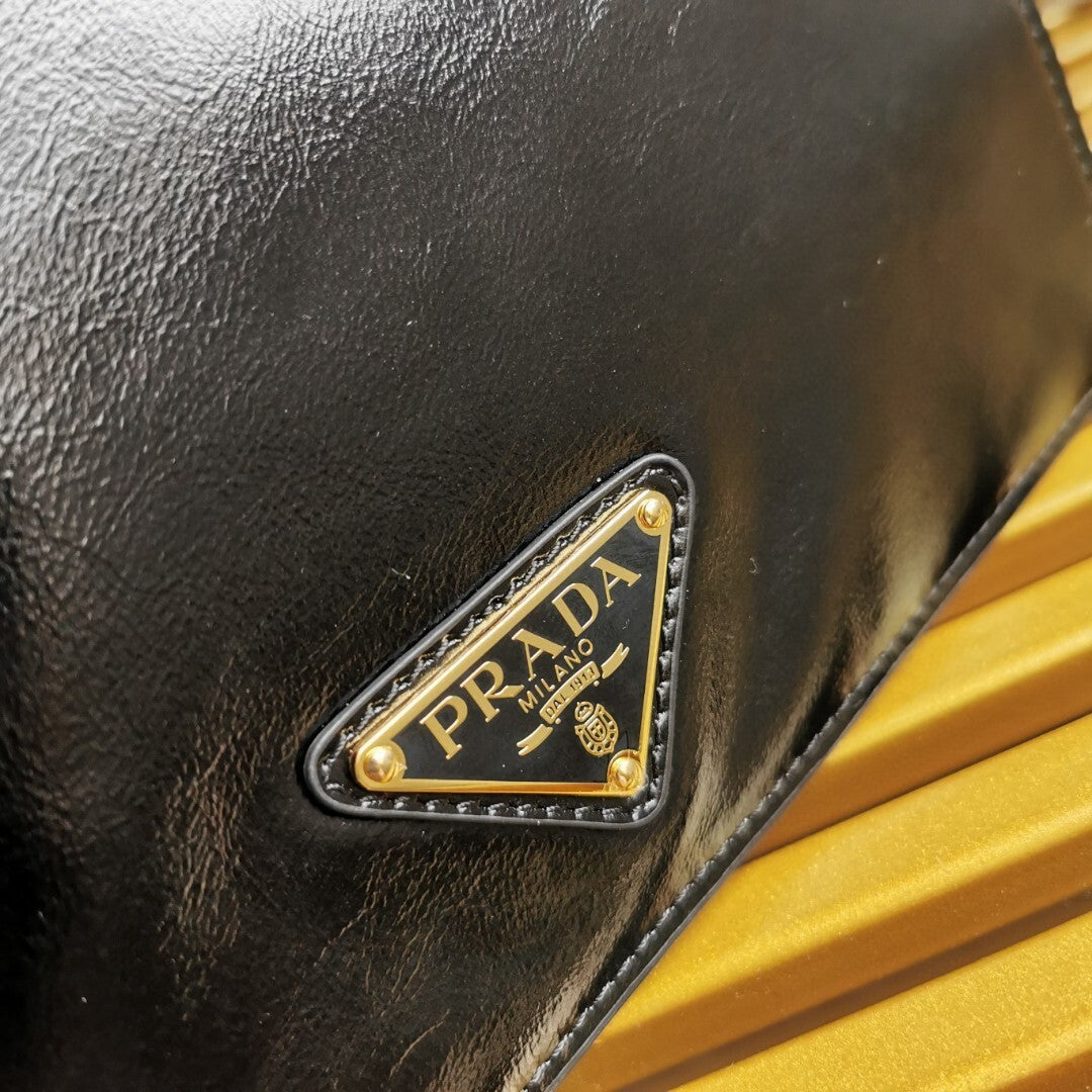 Prada leather shoulder bag